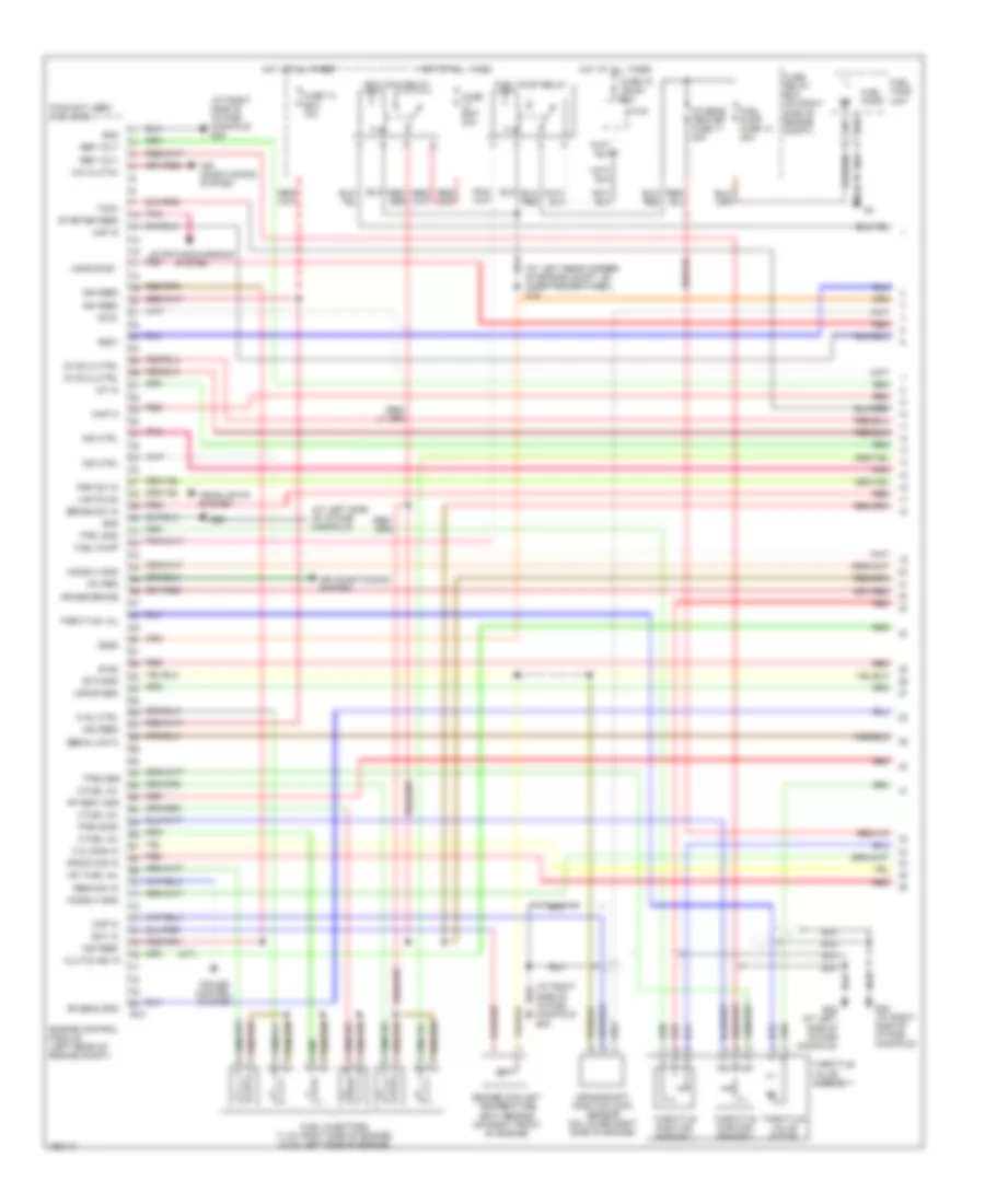 3 2L Engine Performance Wiring Diagram 1 of 4 for Isuzu Rodeo S 2004