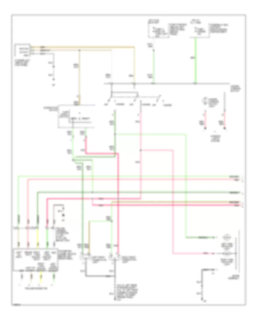 Exterior Lamps Wiring Diagram 1 of 2 for Isuzu Rodeo S 2004