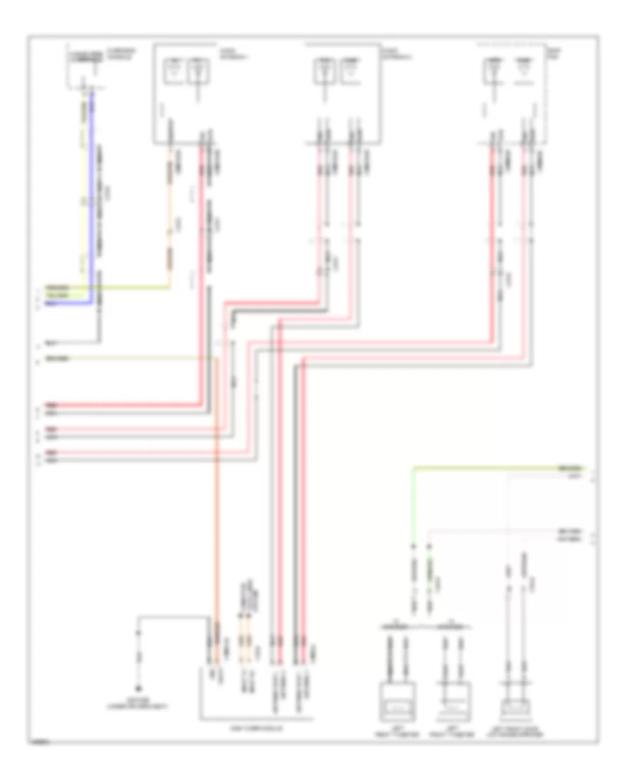 Электрсхема магнитолы. Премиум комплектация., 12 и 15 акустических систем (4 из 6) для Jaguar XF 2012