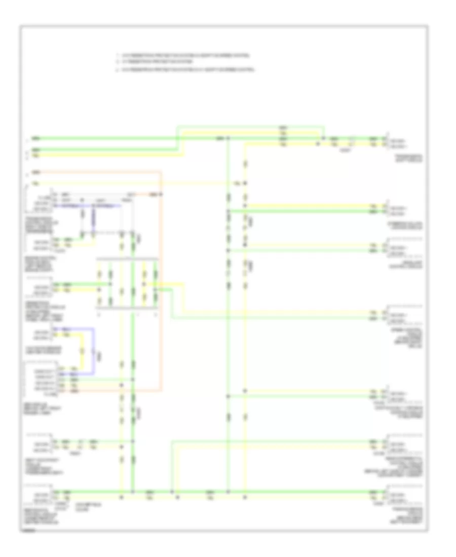 Электросхема диагностичекого разъема DLC OBD (2 из 2) для Jaguar XK 2012