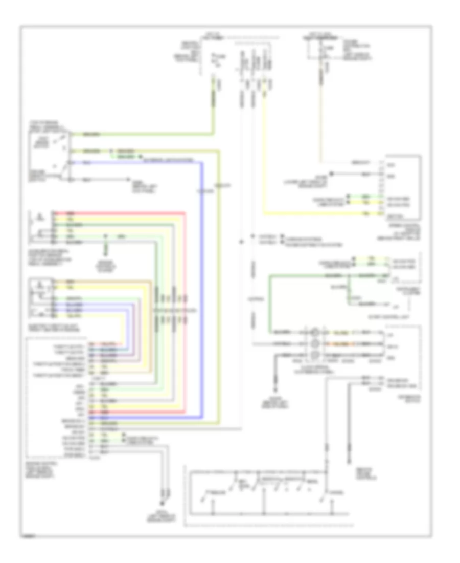 Электросхема системы круизконтроля для Jaguar XK 2012