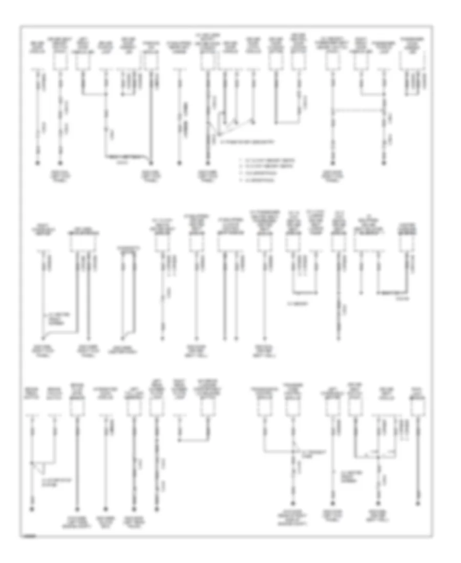 Электросхема подключение массы заземления (2 из 6) для Jaguar XJ Supercharged 2014