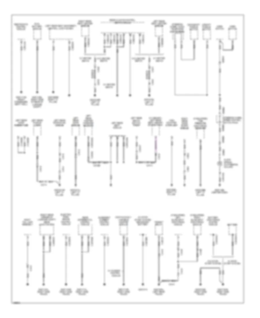 Электросхема подключение массы заземления (5 из 6) для Jaguar XJ Supercharged 2014