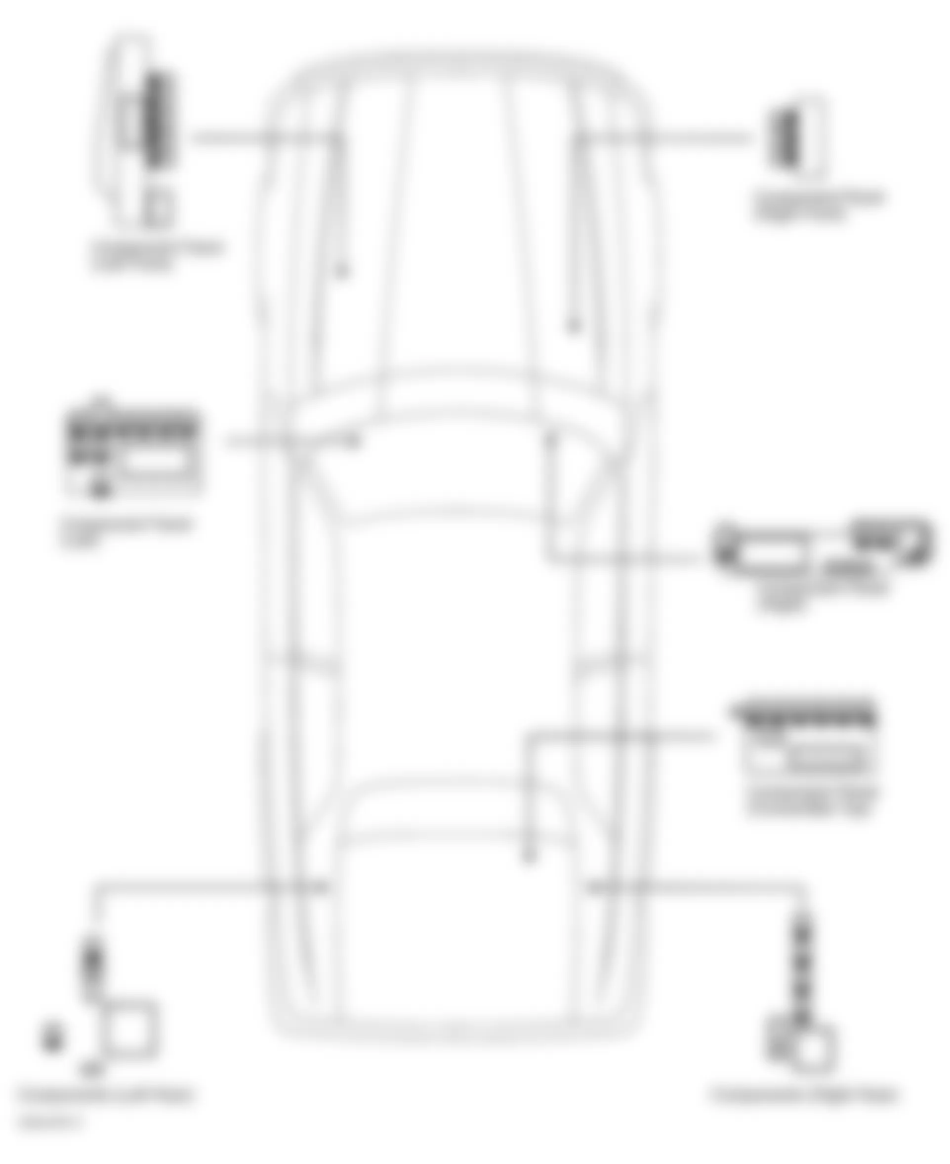 Jaguar XJS 1995 - Component Locations -  Vehicle Overview