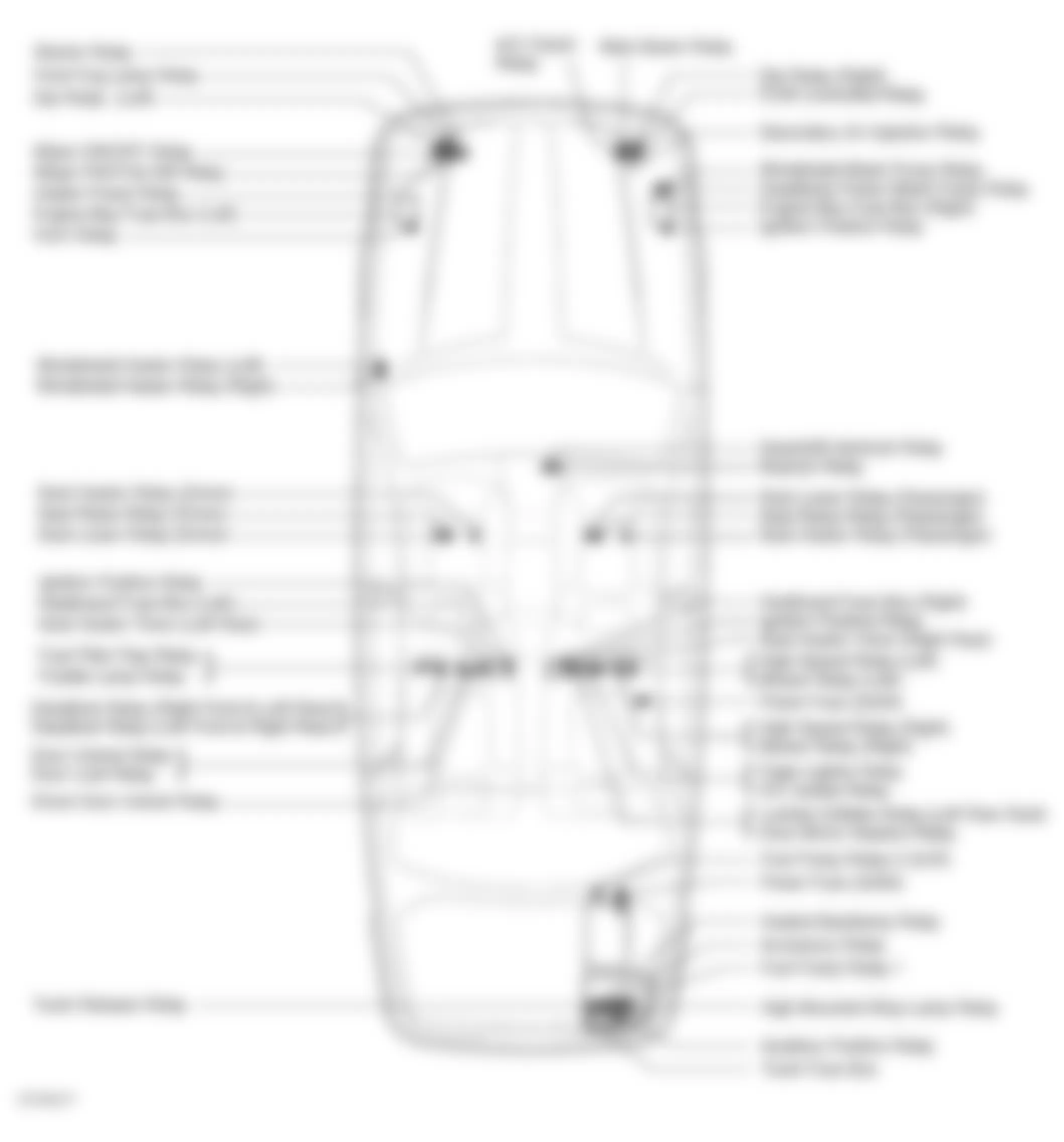 Jaguar XJ6 1997 - Component Locations -  Vehicle Overview
