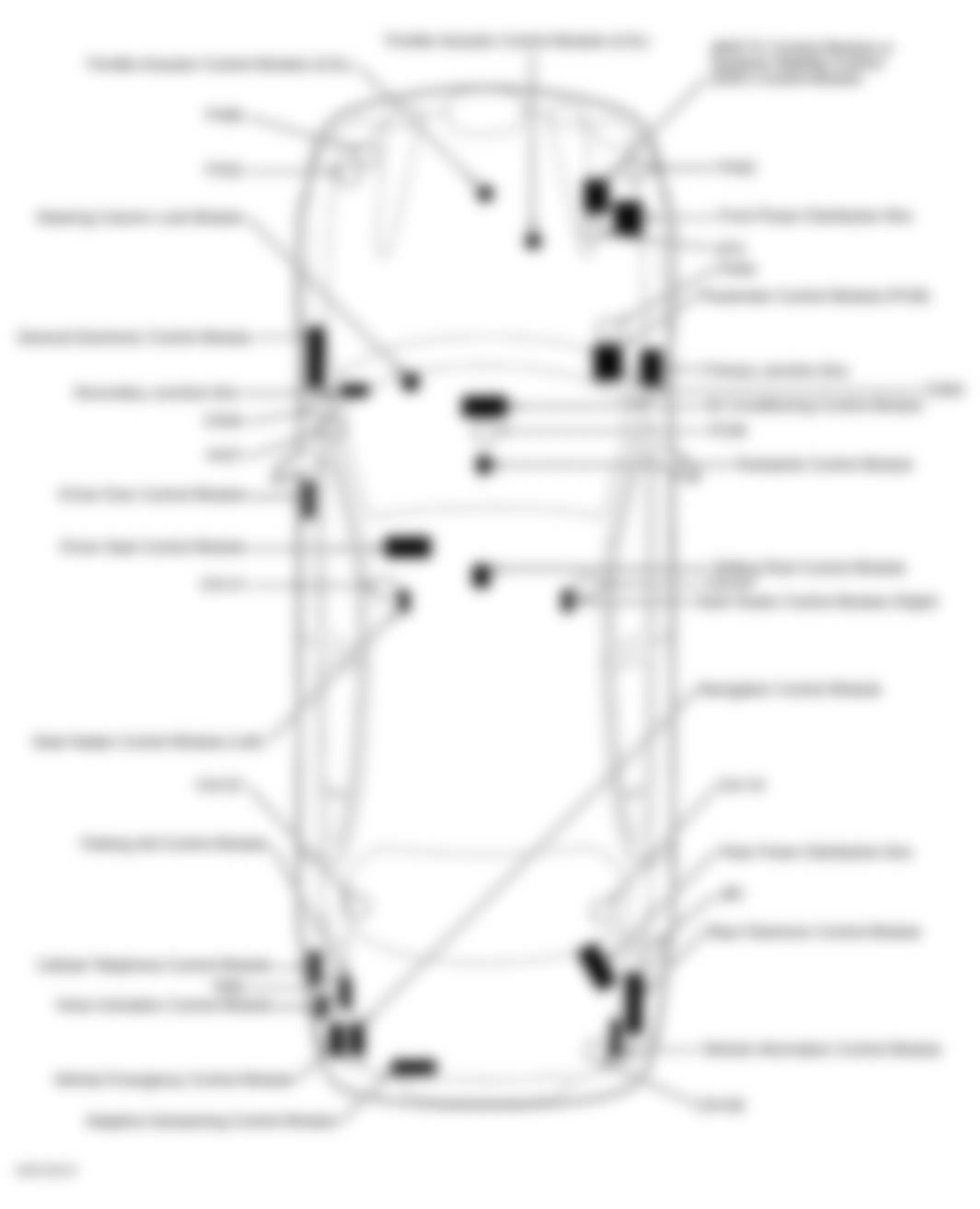 Jaguar S-Type 2000 - Component Locations -  Vehicle Overview