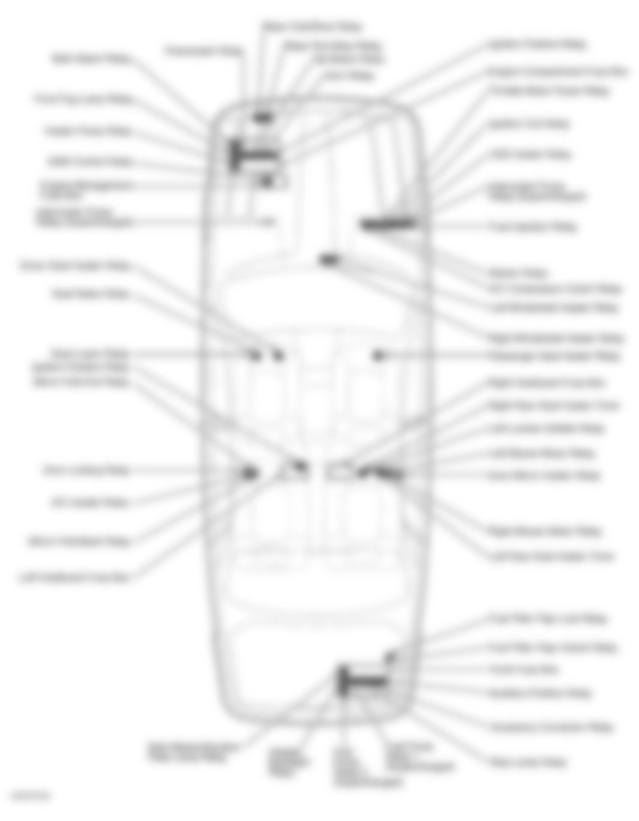 Jaguar XJ8 2000 - Component Locations -  Vehicle Overview