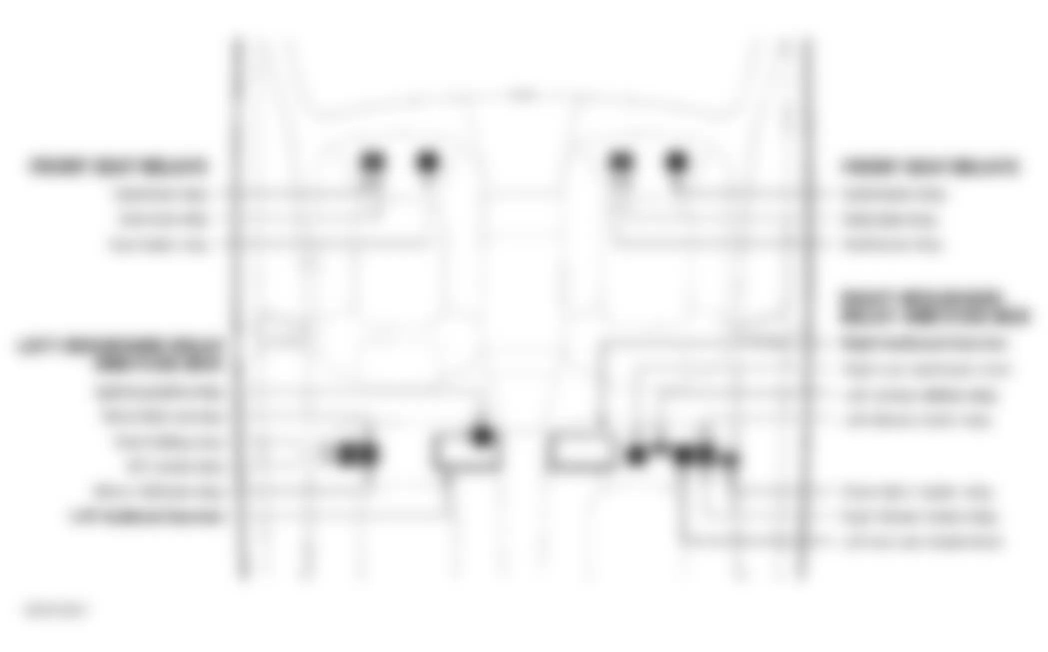 Jaguar XJ8 2000 - Component Locations -  Identifying Passenger Compartment Fuse/Relay Locations