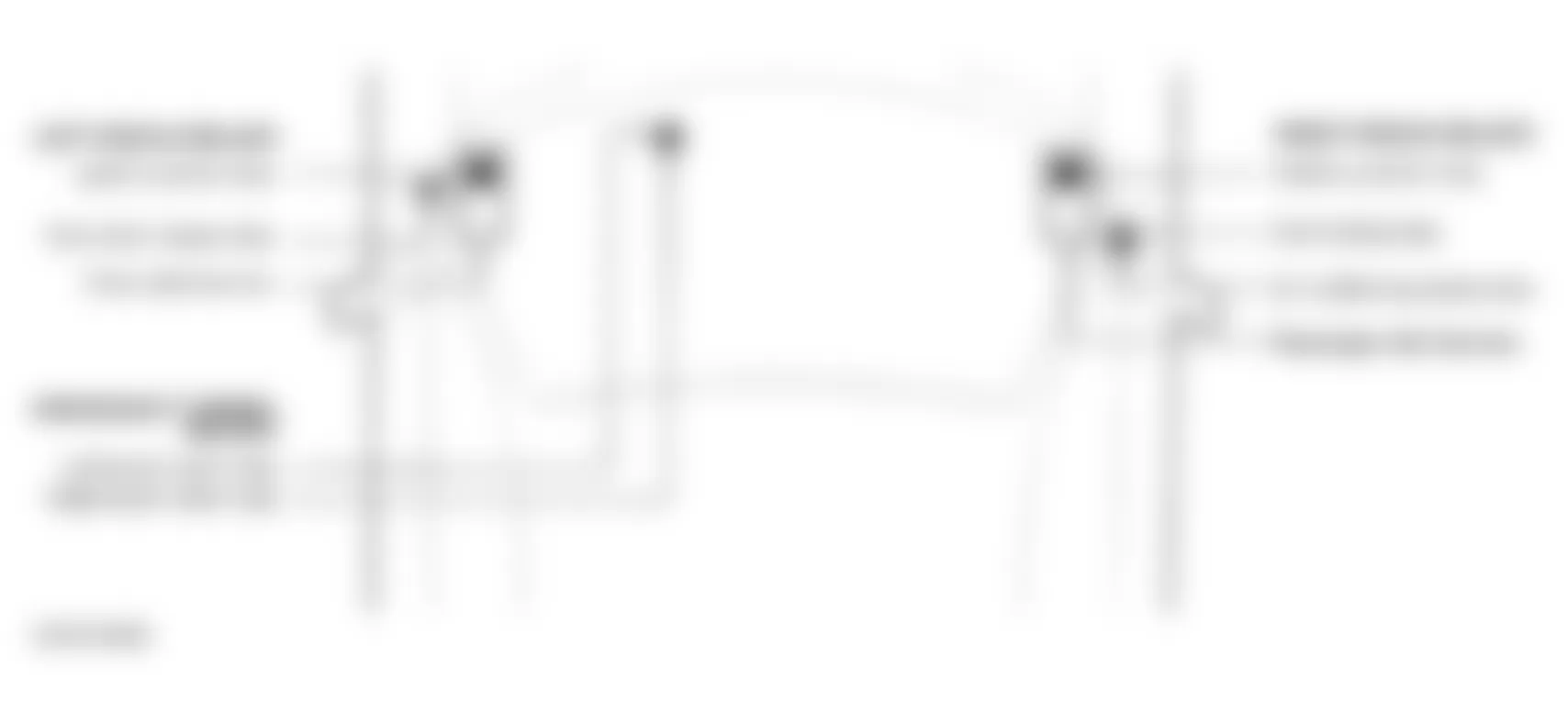Jaguar XKR 100 2002 - Component Locations -  Identifying Passenger Compartment Fuse/Relay Locations
