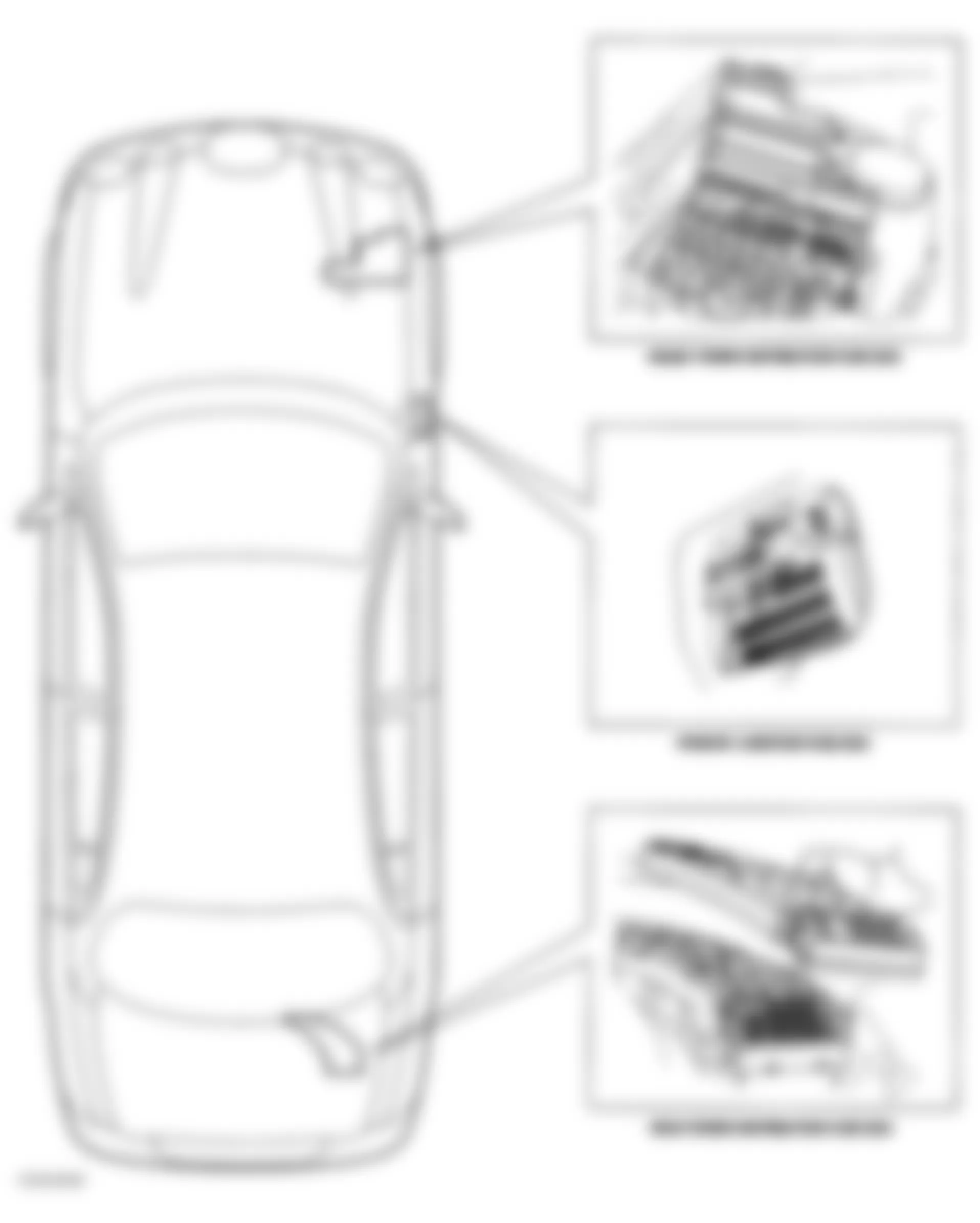 Jaguar S-Type R 2004 - Component Locations -  Identifying Power Distribution Fuse Boxes
