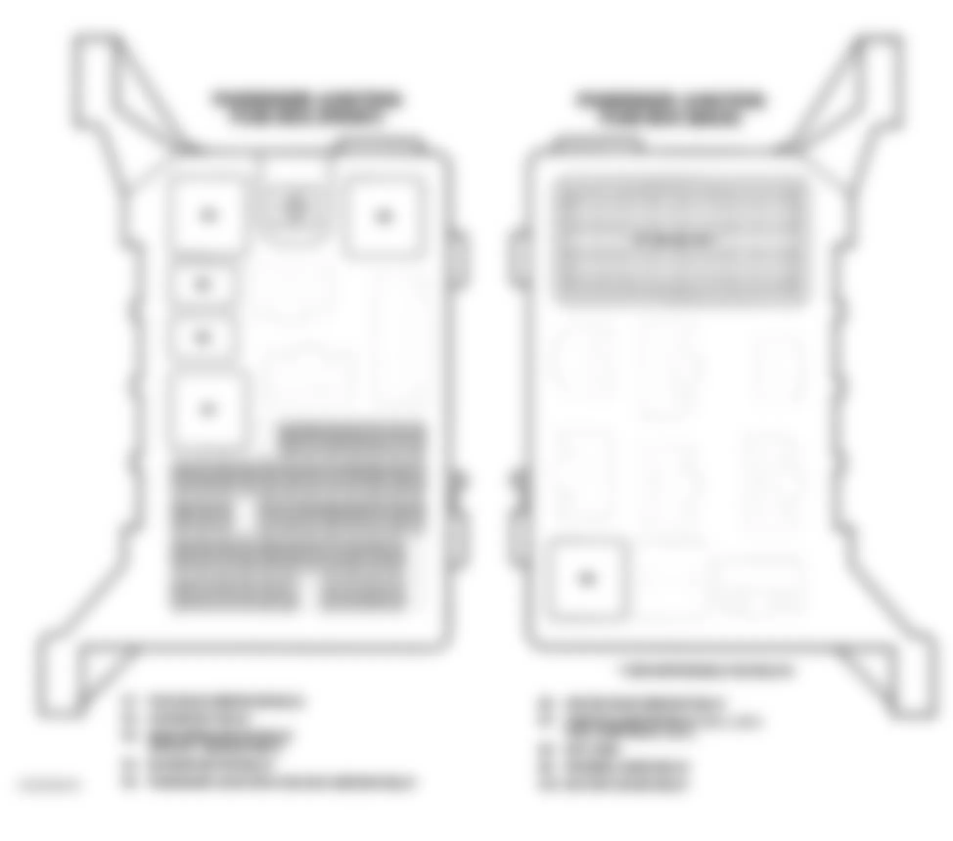 Jaguar X-Type 2004 - Component Locations -  Passenger Junction Fuse Box