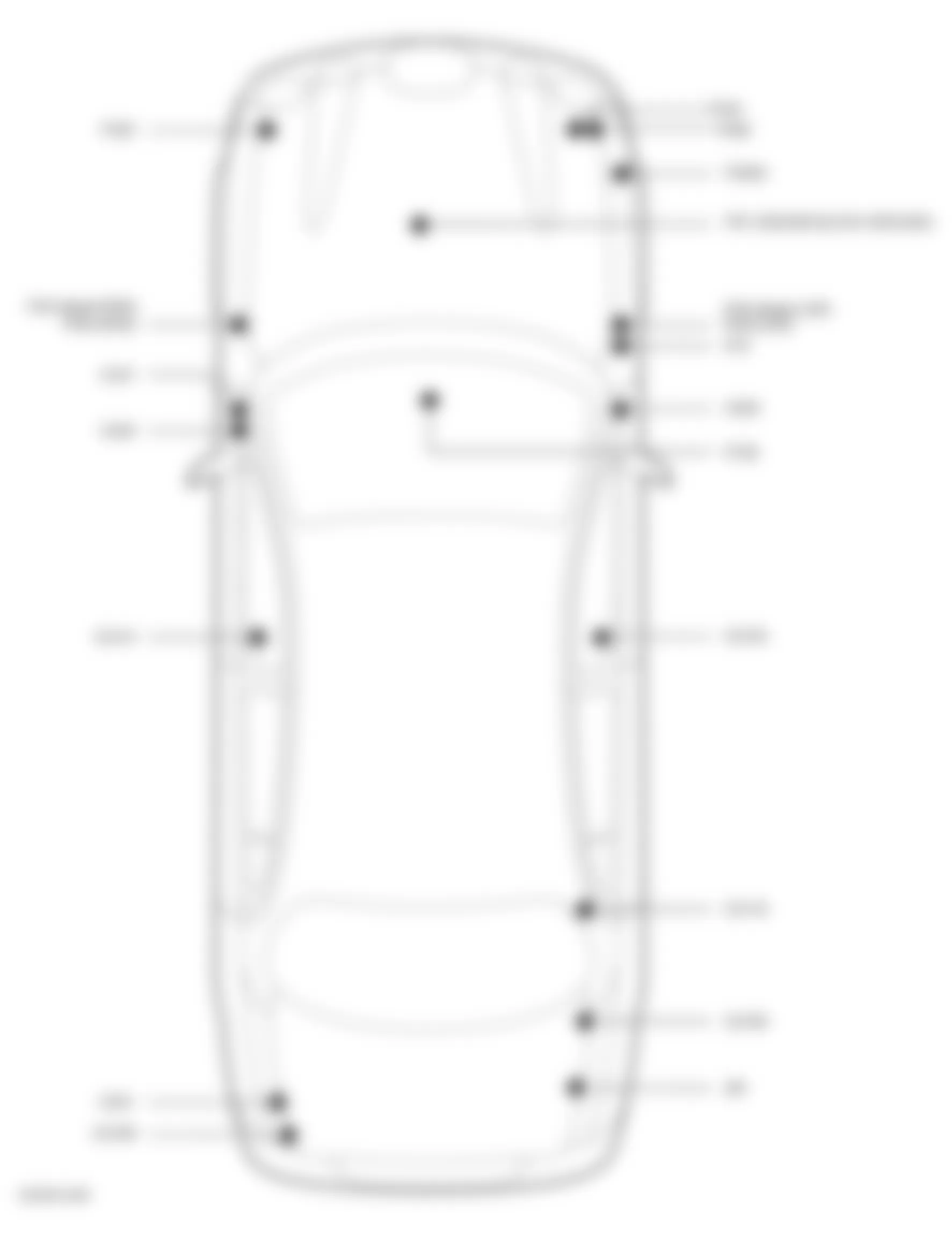 Jaguar S-Type 2007 - Component Locations -  Ground Locations