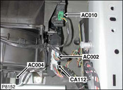 Jaguar XK8 2007 - Component Locations -  Under Right Side Of Dash