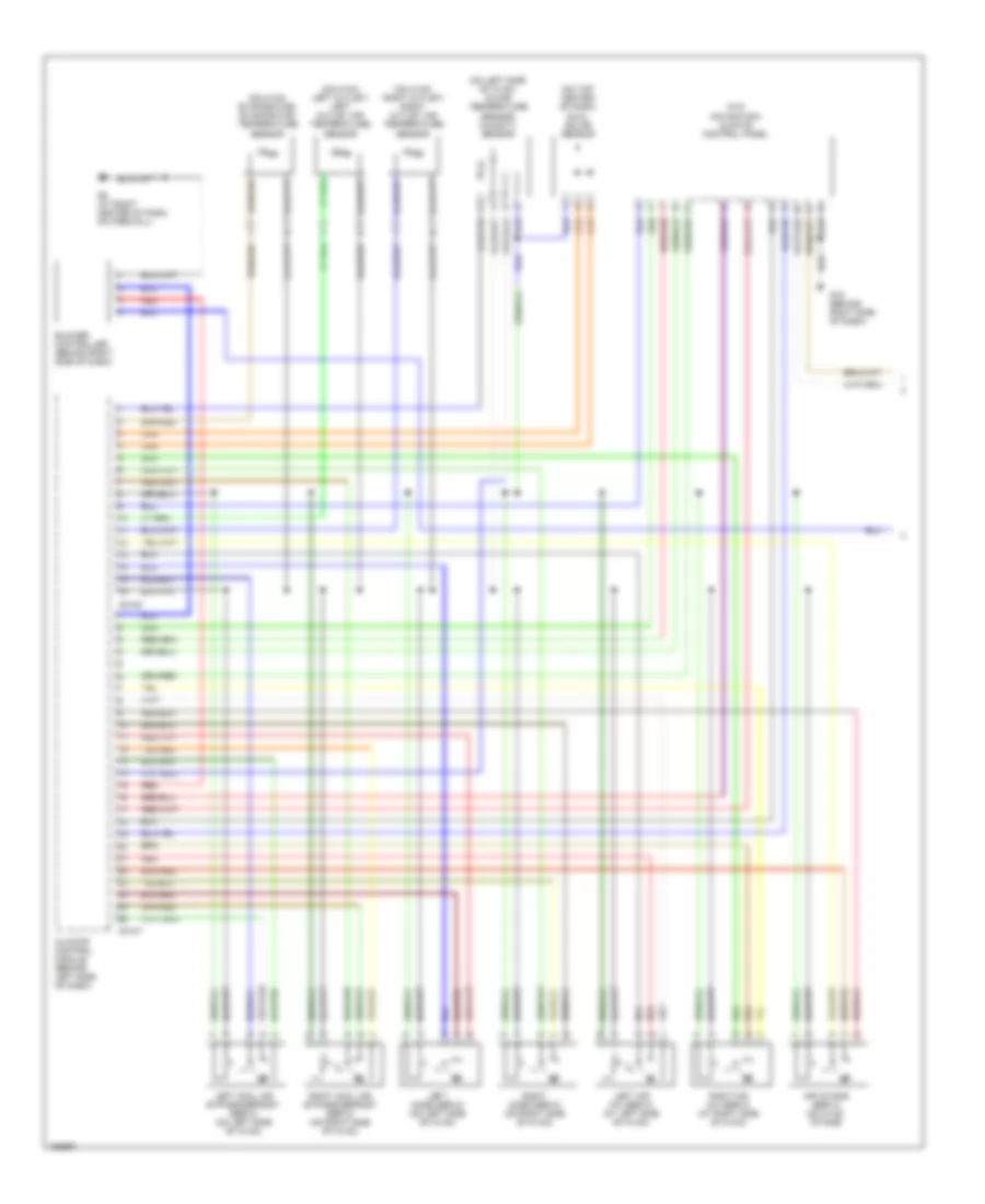 Automatic A C Wiring Diagram 1 of 3 for Jaguar XJ8 Vanden Plas 2004