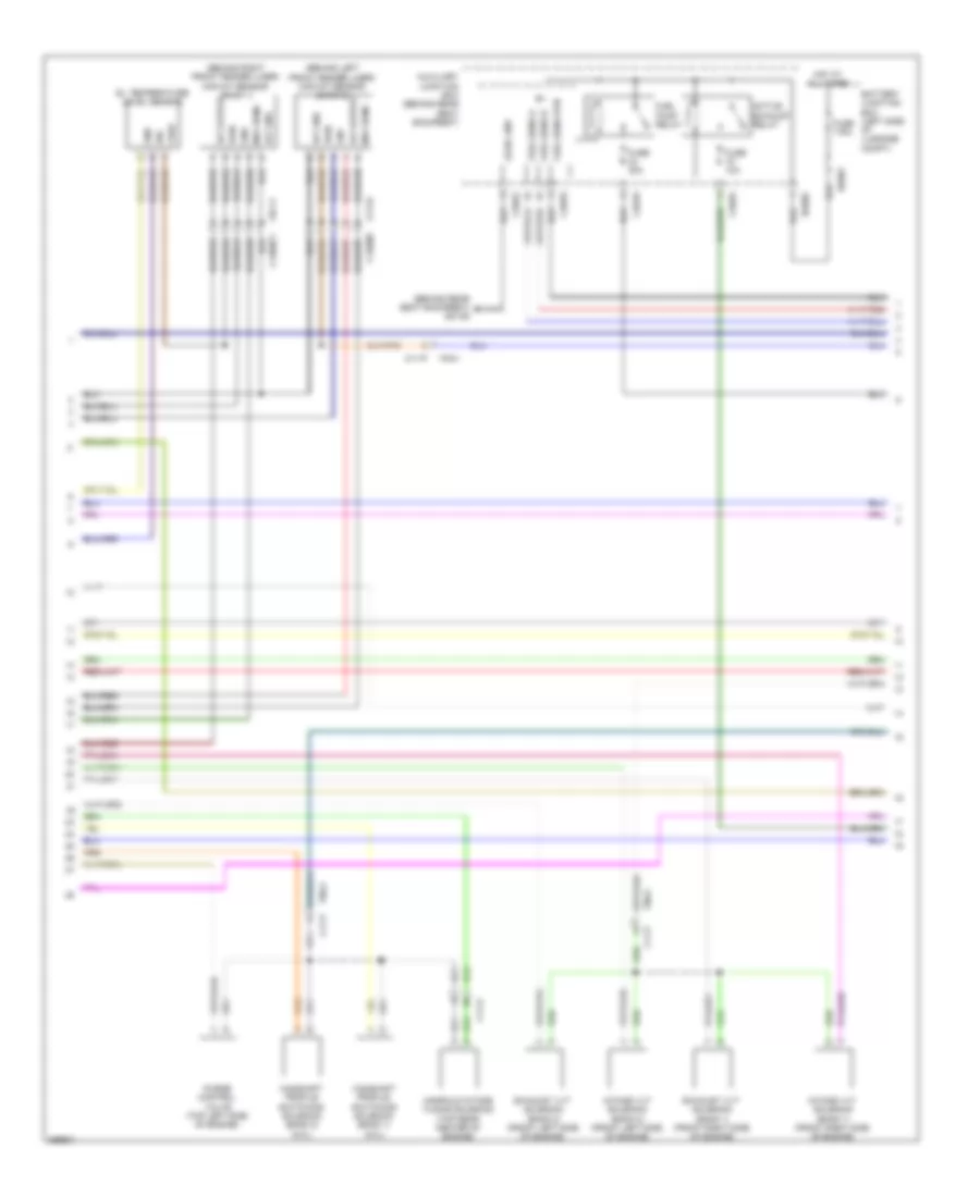 5.0L SC, Engine Performance Wiring Diagram (4 of 6) for Jaguar XKR 2011
