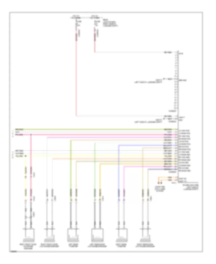 Navigation Wiring Diagram 10 Speaker System 5 of 5 for Jaguar XF 2012