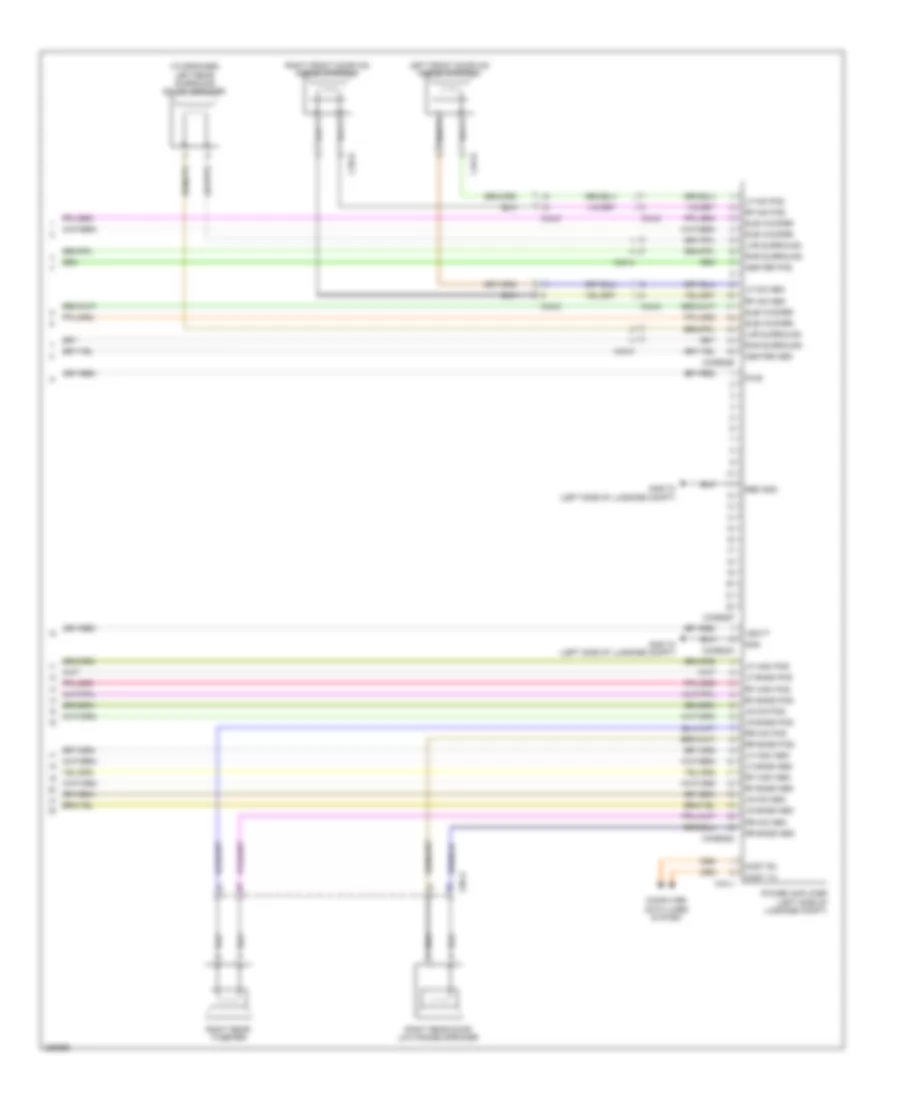 Navigation Wiring Diagram 12  15 Speaker Systems 6 of 6 for Jaguar XF Portfolio 2012
