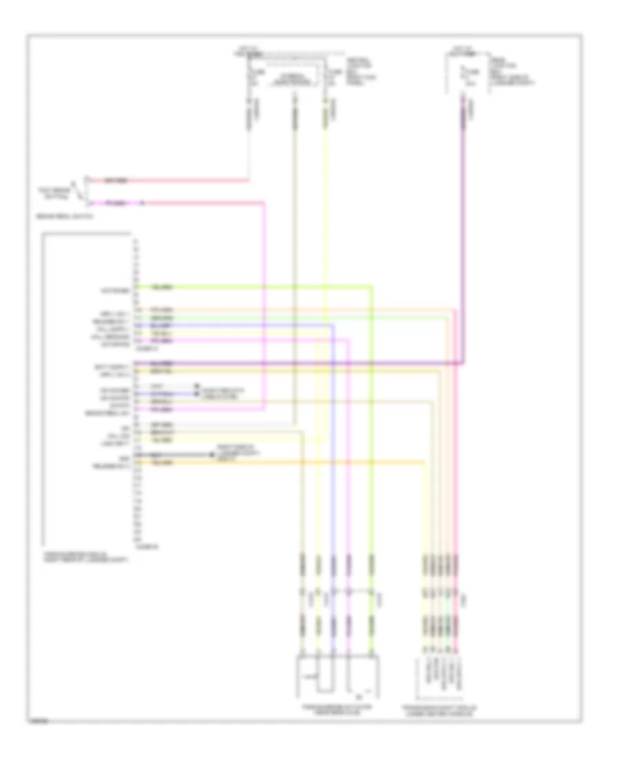Shift Interlock Wiring Diagram for Jaguar XF Portfolio 2012