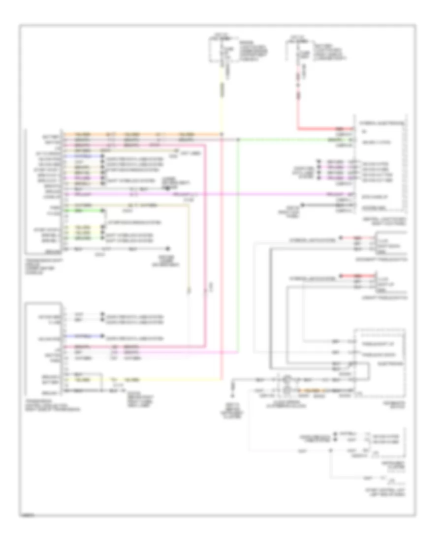 A T Wiring Diagram for Jaguar XF Portfolio 2012