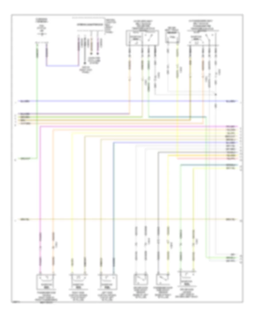 Supplemental Restraints Wiring Diagram 2 of 3 for Jaguar XF Supercharged 2012