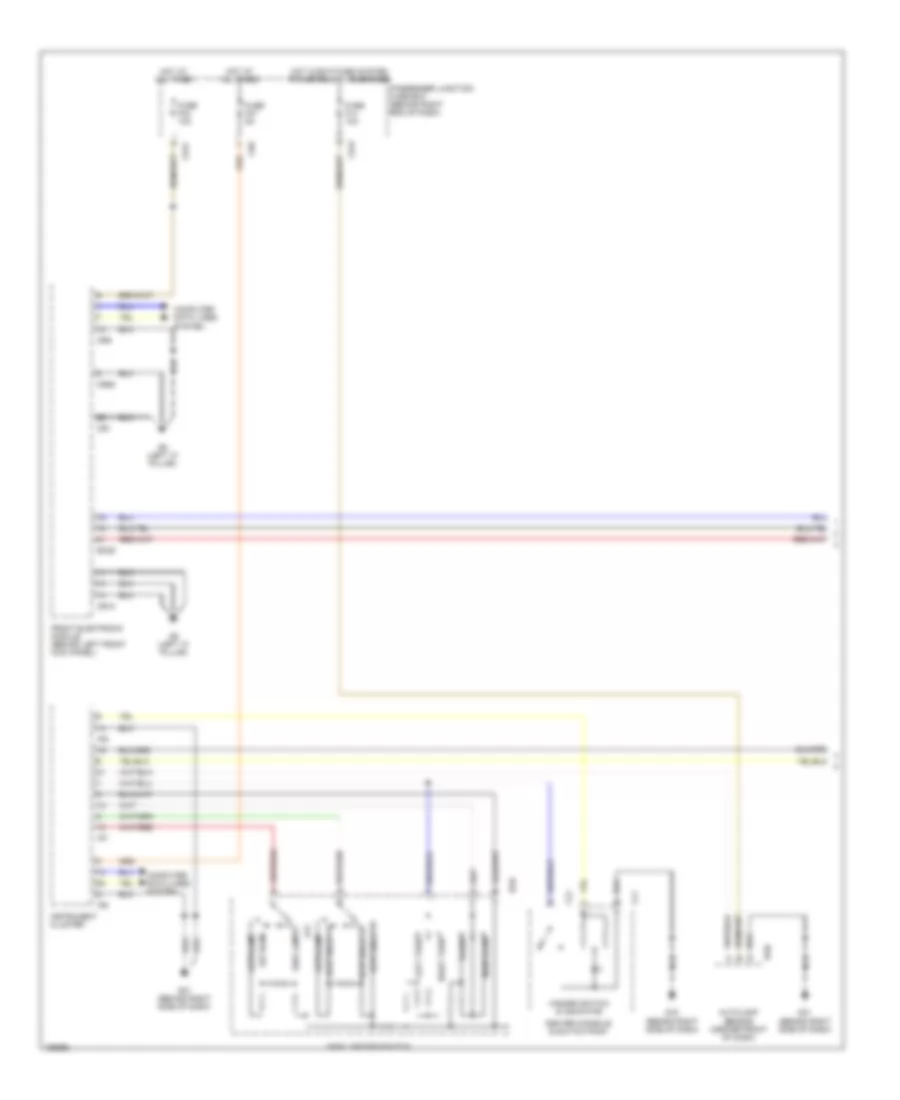 Headlamps  Front Fog Lamps Wiring Diagram without High Intensity Gas Discharge Headlights 1 of 2 for Jaguar XJ8 2005