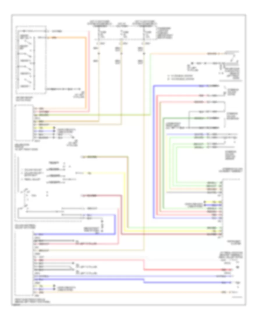 Memory Column  Pedal Wiring Diagram for Jaguar XJ8 2005