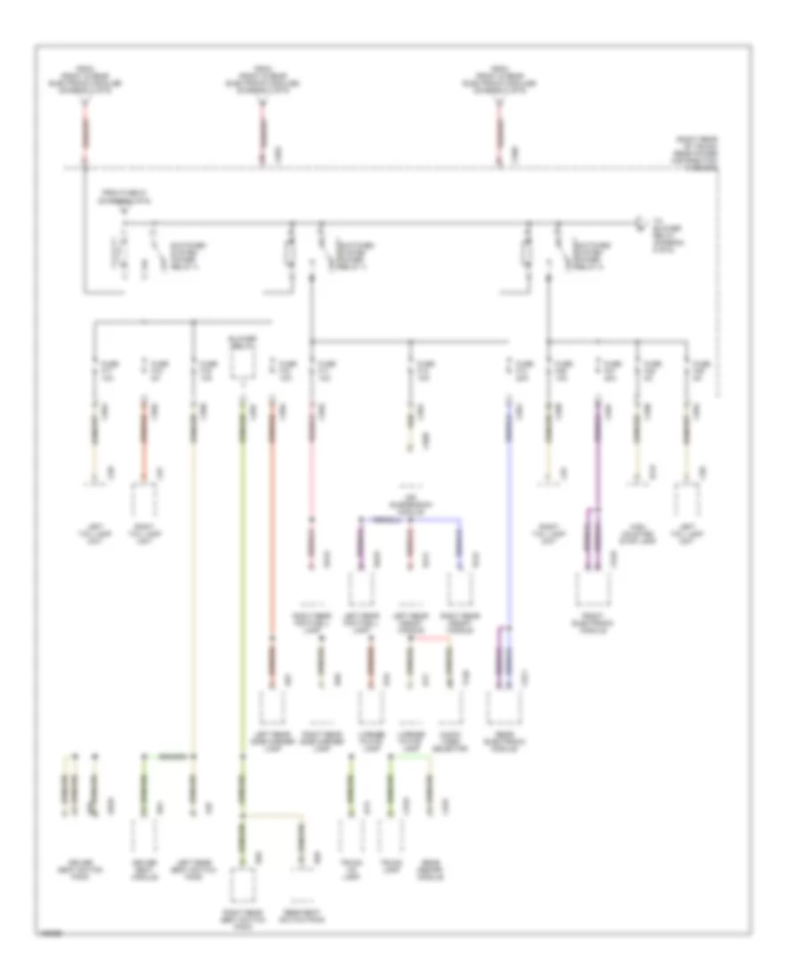 Power Distribution Wiring Diagram (4 of 6) for Jaguar XJ8 2005