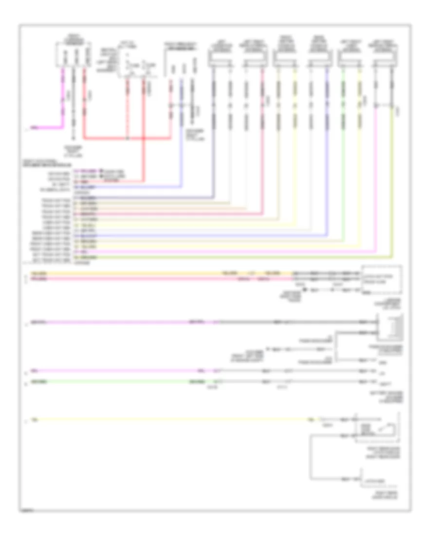 Anti-theft Wiring Diagram (2 of 2) for Jaguar XJ L Supercharged 2012