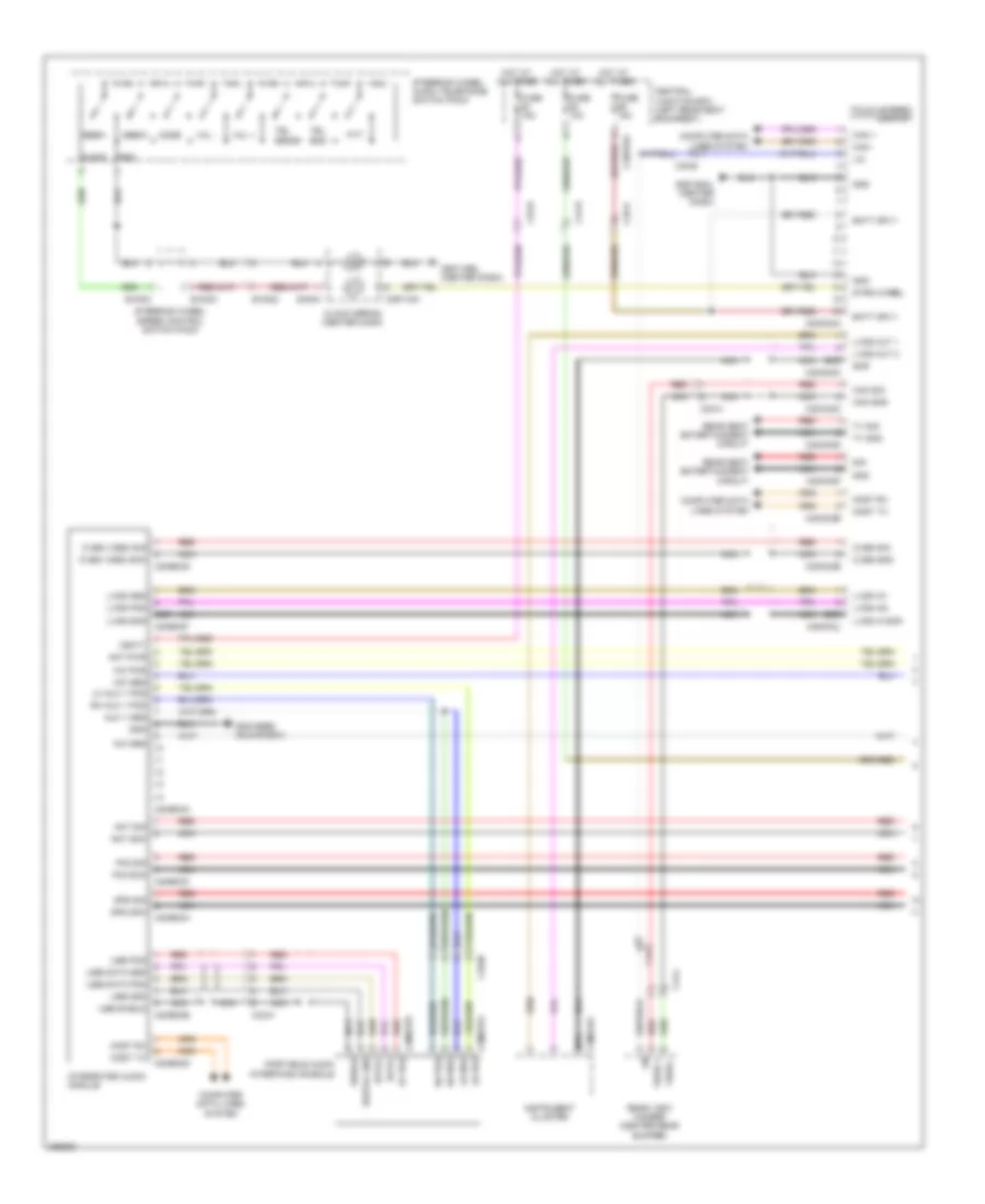 Premium Radio Wiring Diagram, 12  15 Speaker Systems (1 of 3) for Jaguar XJ L Supercharged 2012