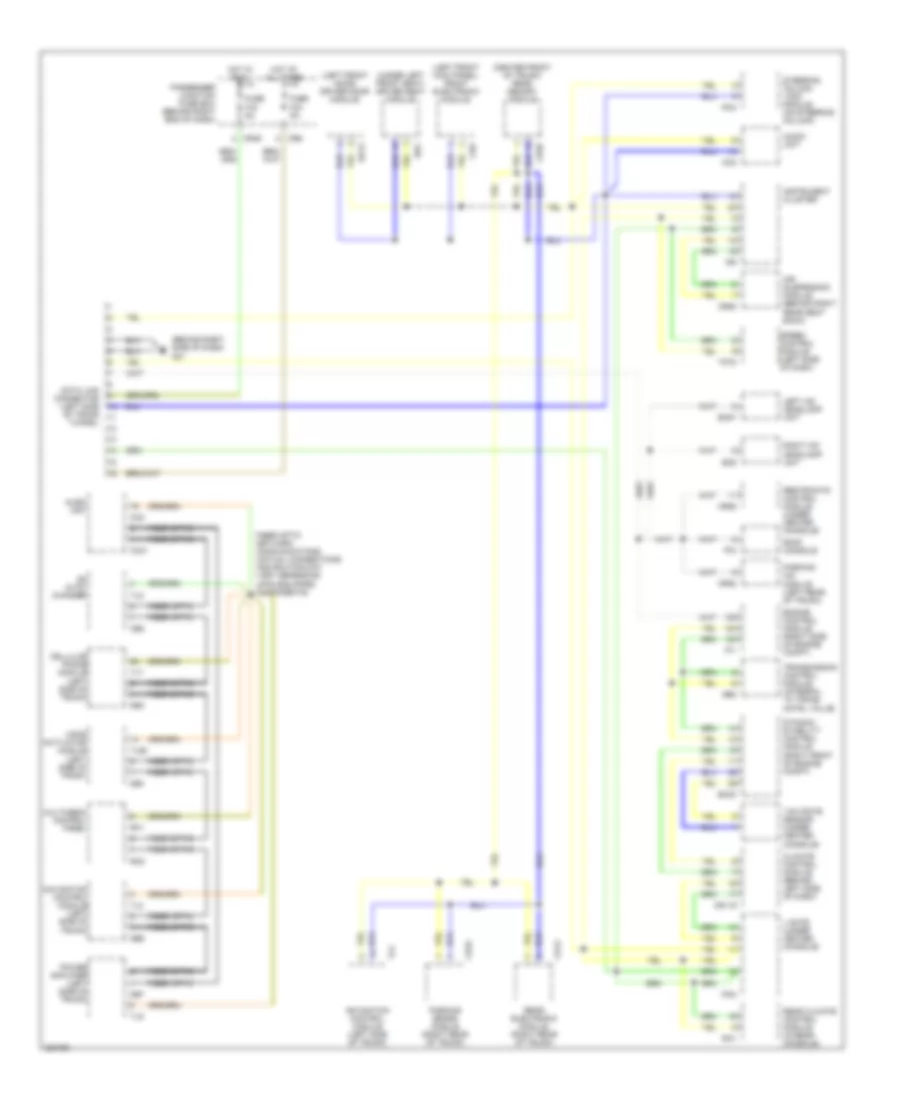 Computer Data Lines Wiring Diagram for Jaguar XJ8 Super V8 2005
