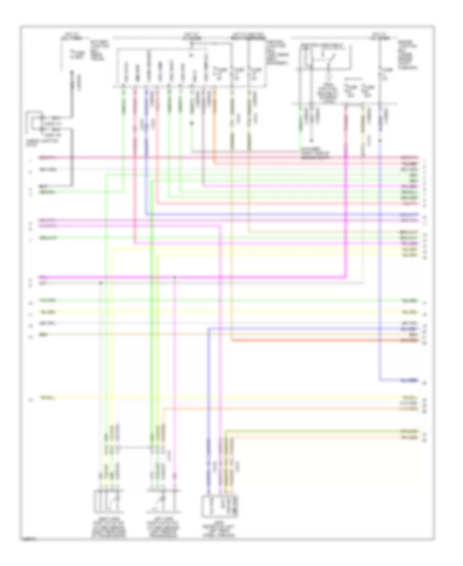 5.0L, Engine Performance Wiring Diagram (5 of 6) for Jaguar XJ Supercharged 2012
