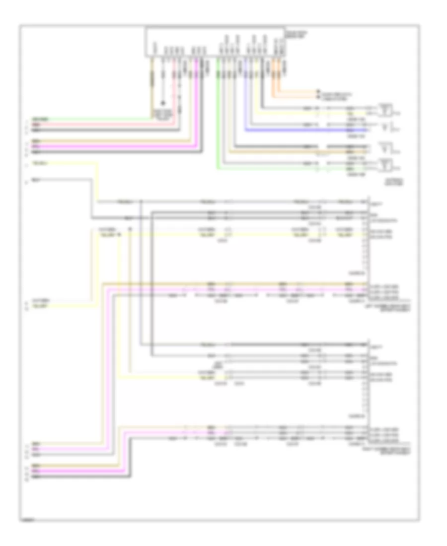 Rear Seat Entertainment Wiring Diagram (2 of 2) for Jaguar XJ Supercharged 2012