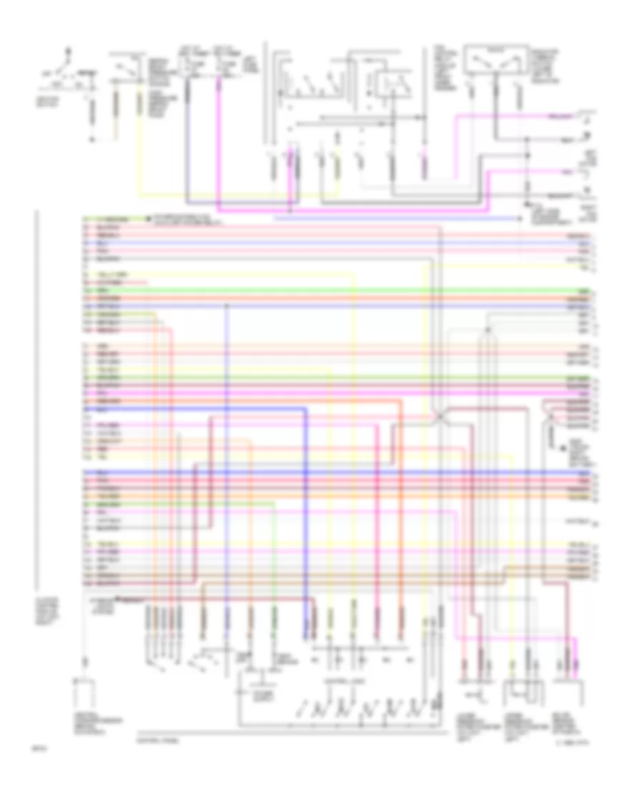 AC Wiring Diagram (1 of 2) for Jaguar XJ12 1994