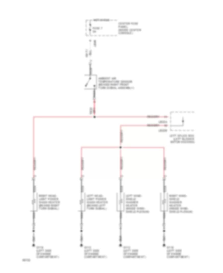 Электросхема быстрого подогрева для Jaguar XJ12 1994