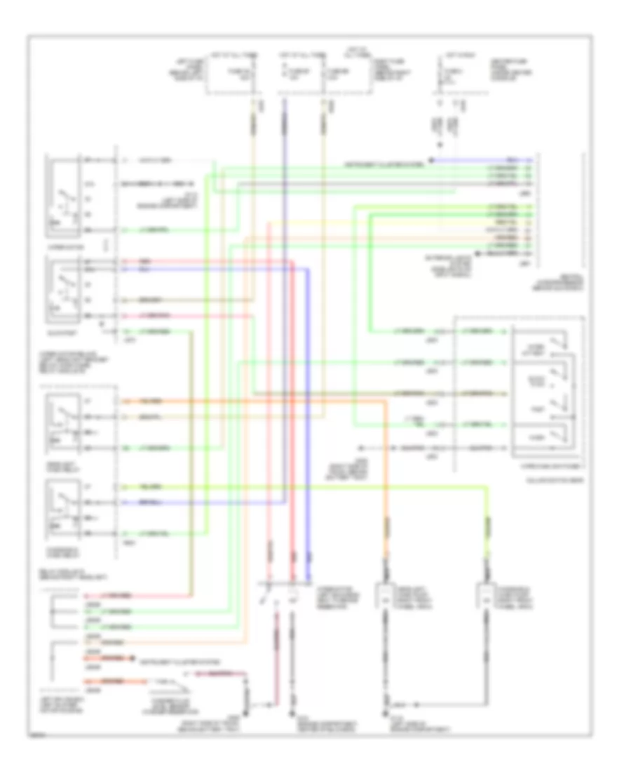 Схема Шайбы дворника/Шайбы/Фары для Jaguar XJ12 1994