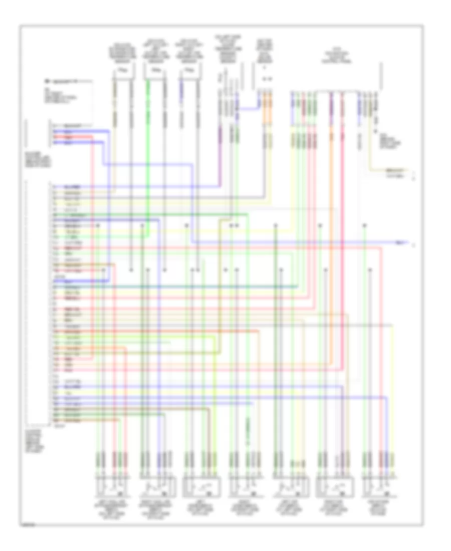 Automatic AC Wiring Diagram (1 of 3) for Jaguar XJR 2005