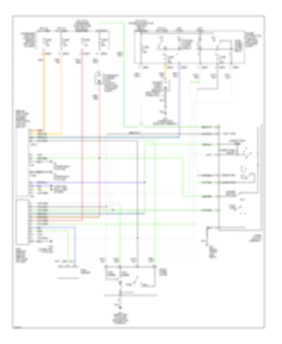 Электросхема стеклоочистителя, дворников и омывателя, С Датчик дождя для Jaguar X-Type 2005