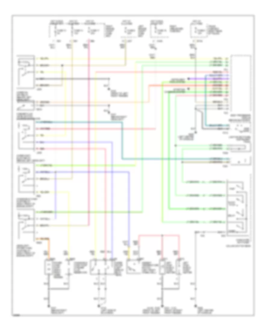 Схема Шайбы дворника/Шайбы/Фары для Jaguar XJ6 1995