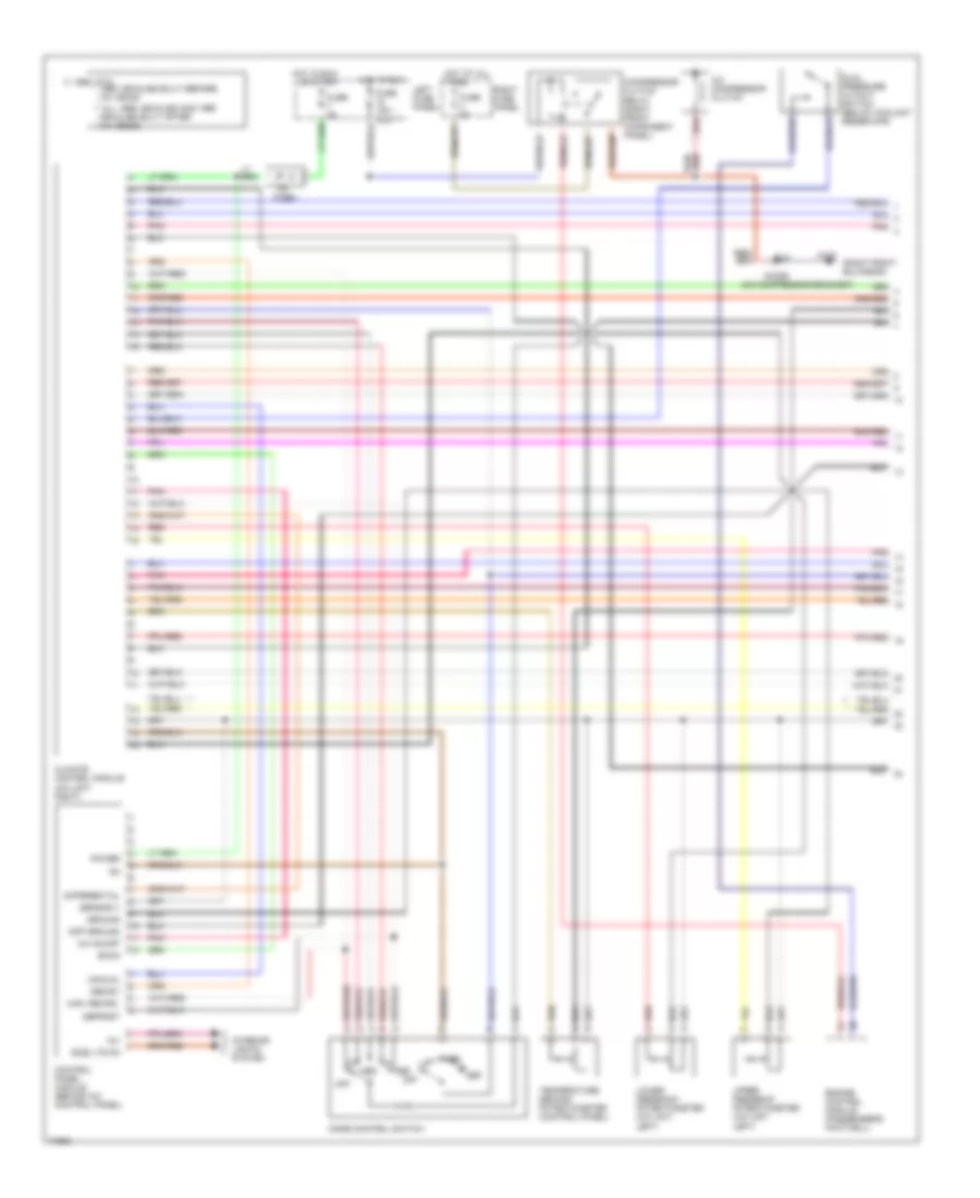 4.0L, Air Conditioning Wiring Diagrams (1 of 2) for Jaguar XJS 1995