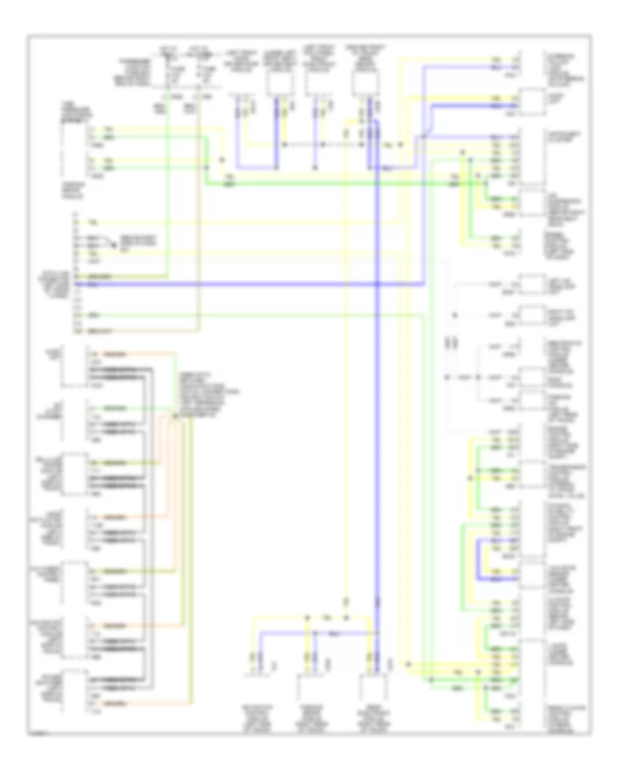 Computer Data Lines Wiring Diagram for Jaguar XJ8 Super V8 Portfolio 2006