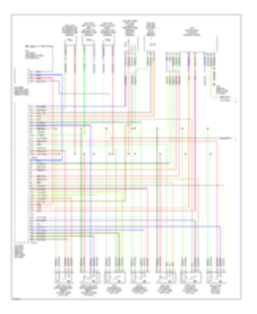 Automatic AC Wiring Diagram (1 of 3) for Jaguar XJR 2006