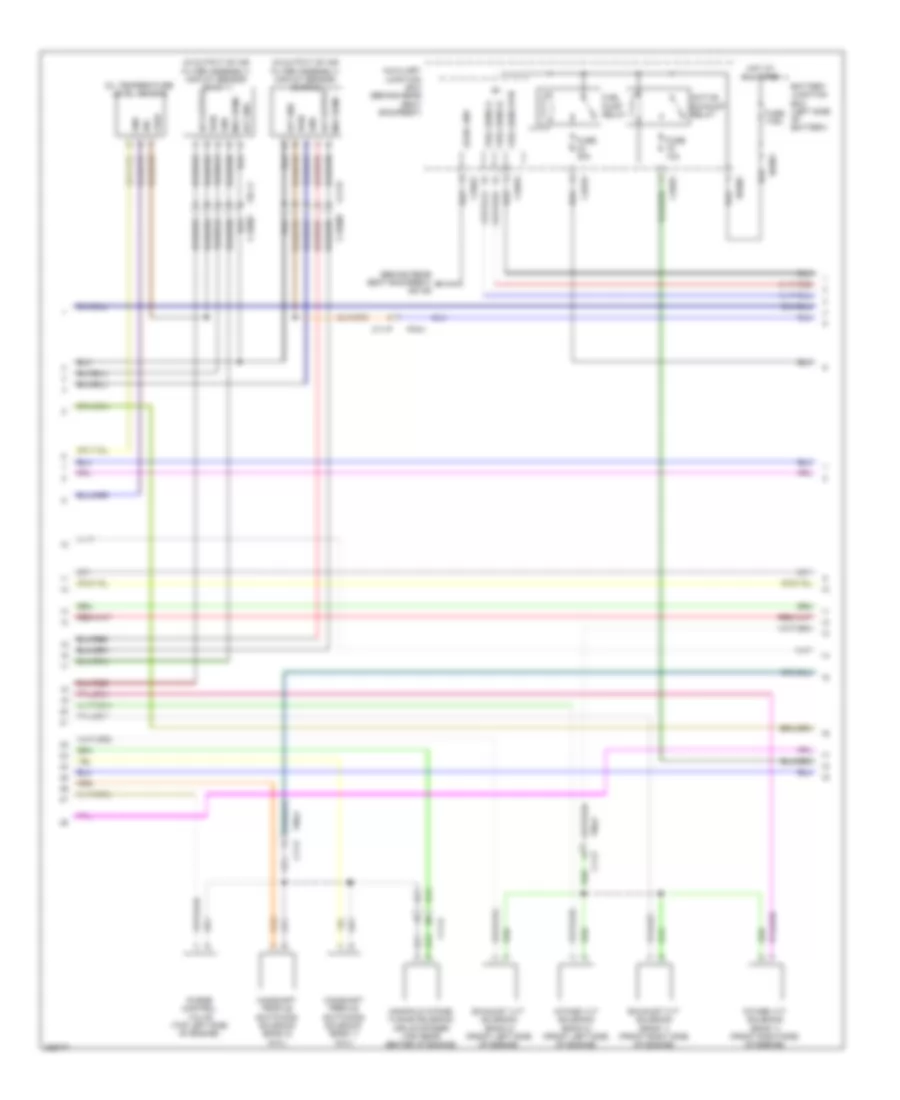 5.0L, Engine Performance Wiring Diagram (4 of 6) for Jaguar XK 2012
