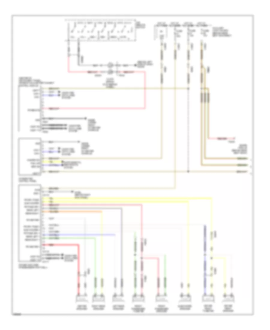 Premium Radio Wiring Diagram (1 of 2) for Jaguar XK 2012