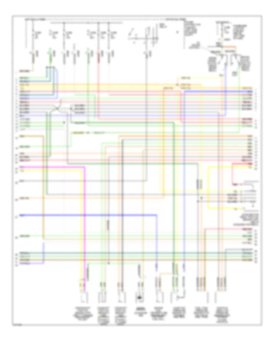 2.5L, Engine Performance Wiring Diagram (2 of 4) for Jaguar X-Type 2006