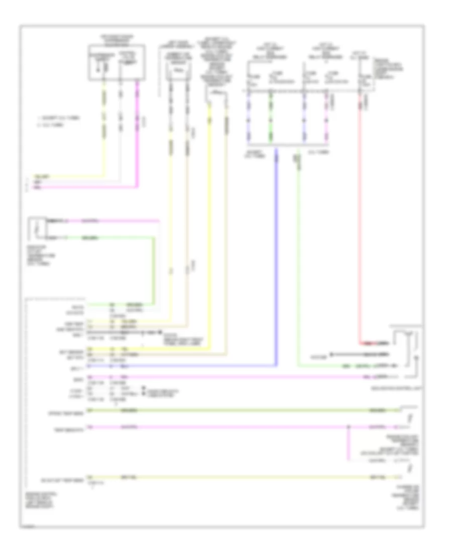 Automatic AC Wiring Diagram (3 of 3) for Jaguar XF 2.0 2013