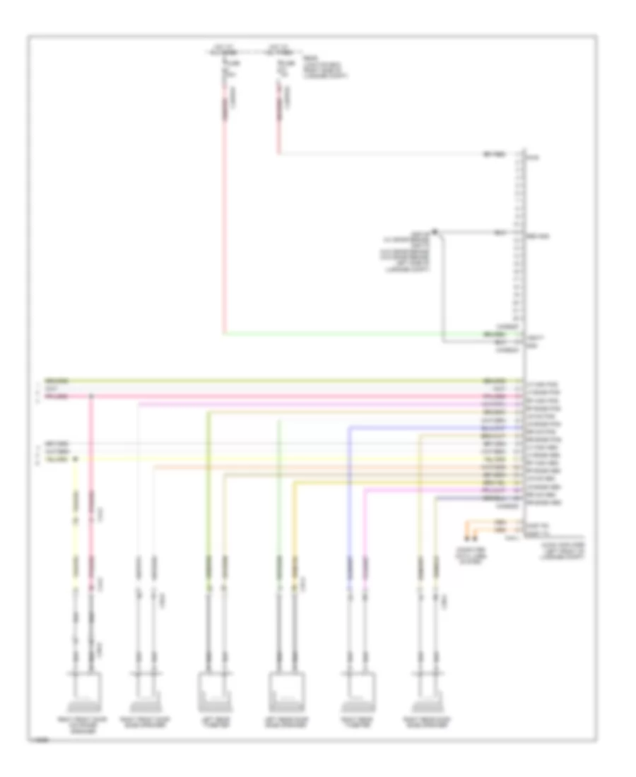 Premium Radio Wiring Diagram, 10 Speaker System (5 of 5) for Jaguar XF 2.0 2013