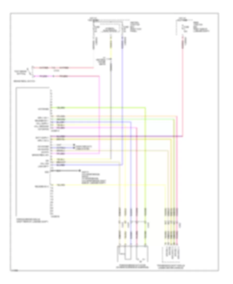 Shift Interlock Wiring Diagram for Jaguar XF 2.0 2013