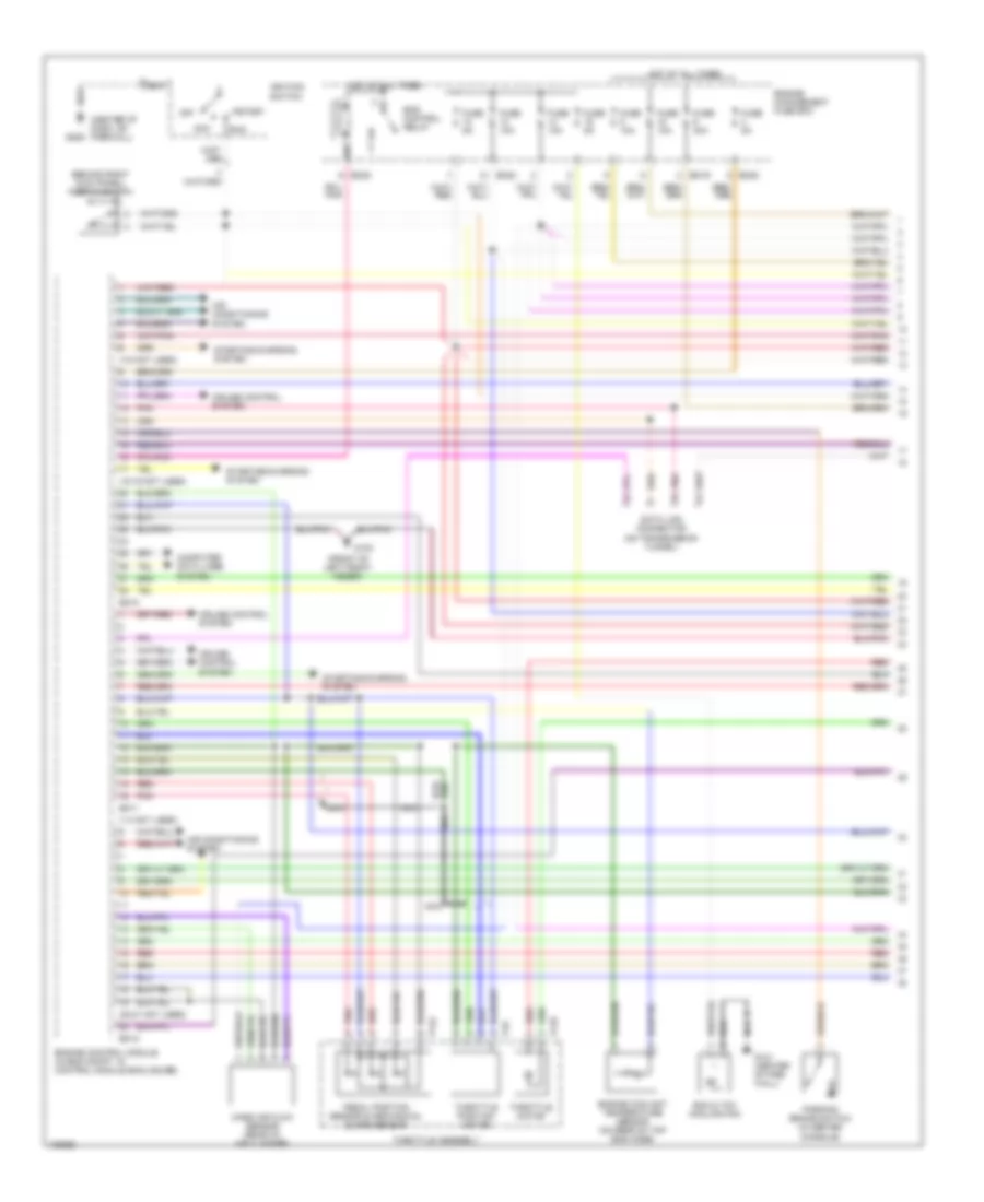 4 0L Engine Performance Wiring Diagrams 1 of 4 for Jaguar XJ8 1998