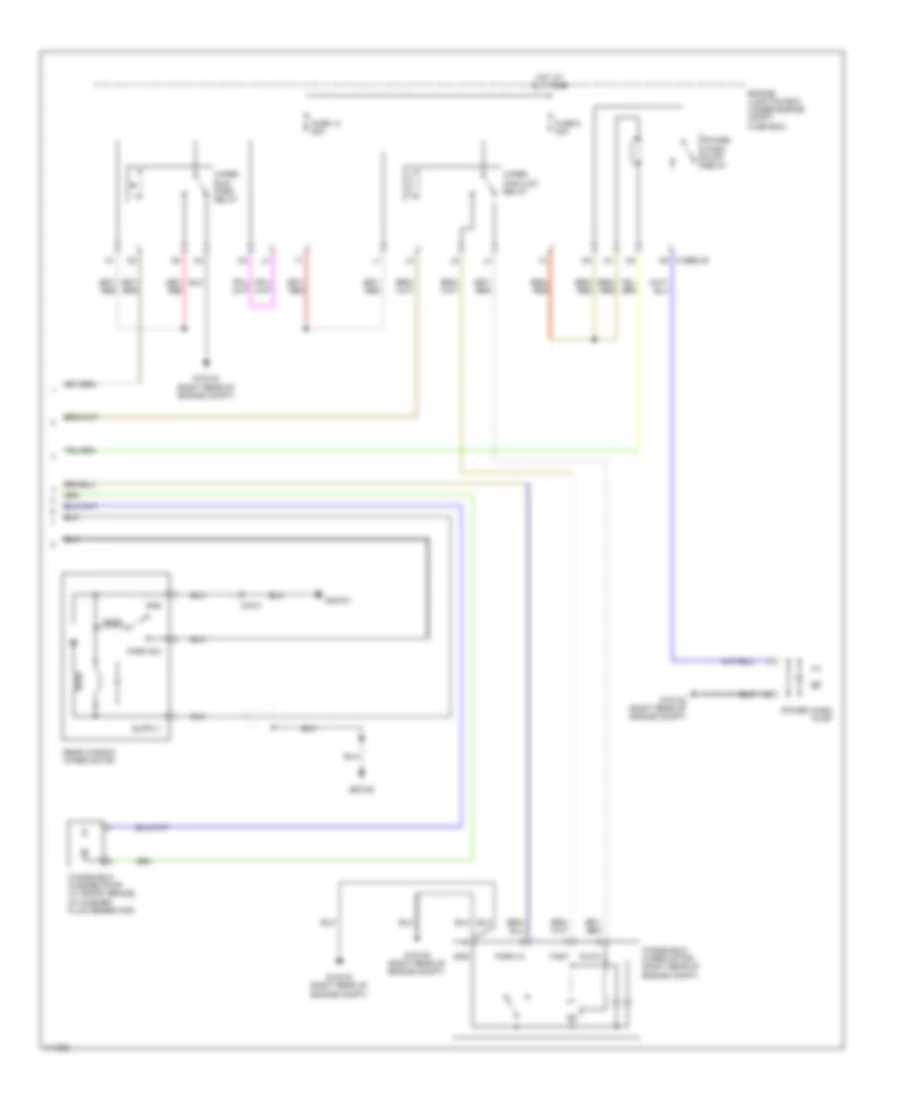 Wiper Washer Wiring Diagram 2 of 2 for Jaguar XF Supercharged 2013