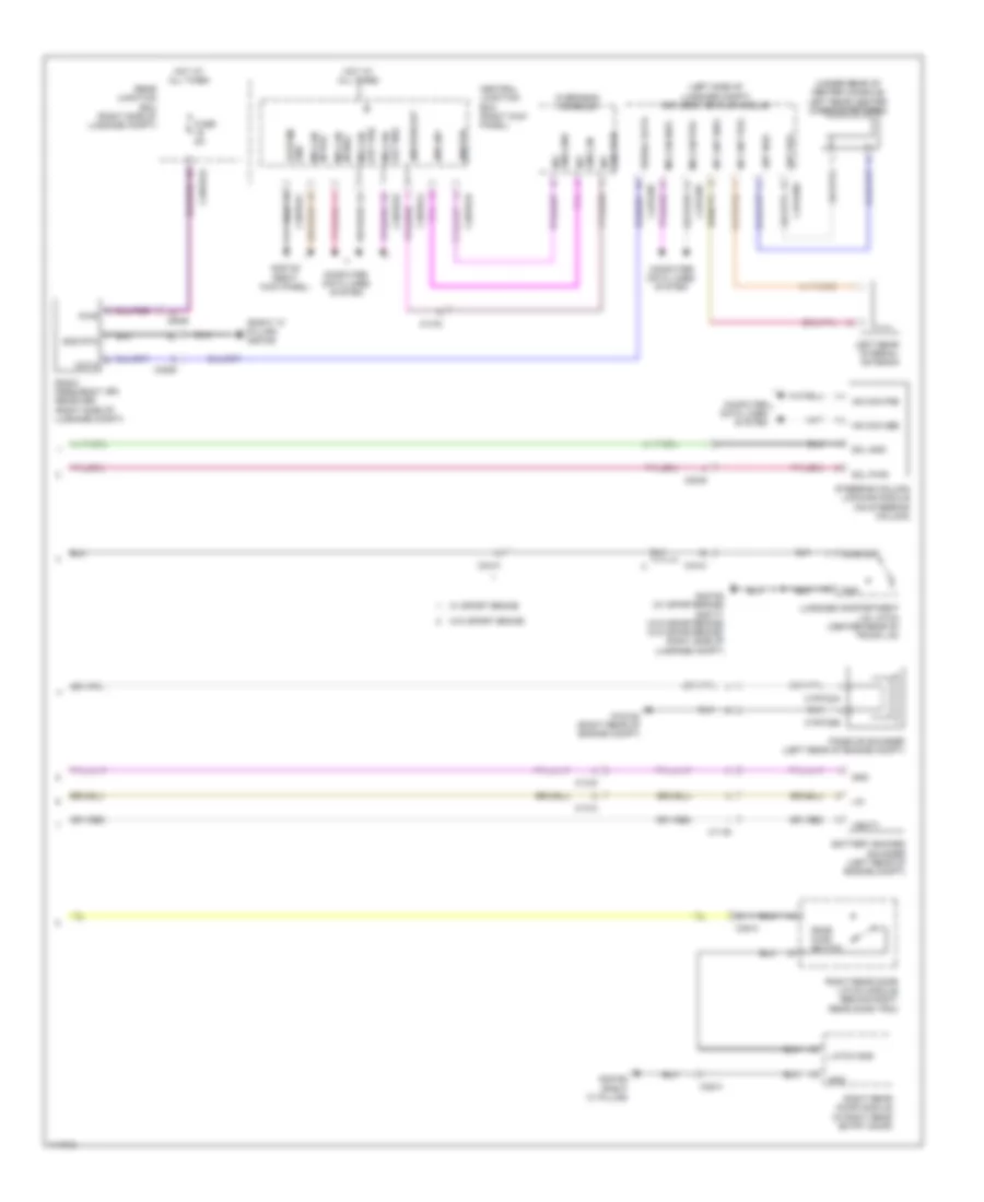 Anti-theft Wiring Diagram (2 of 2) for Jaguar XF Supercharged 2013